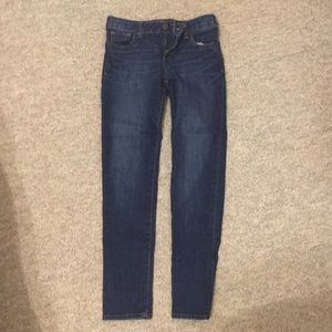 Gap Kids regular super skinny dark wash jeans